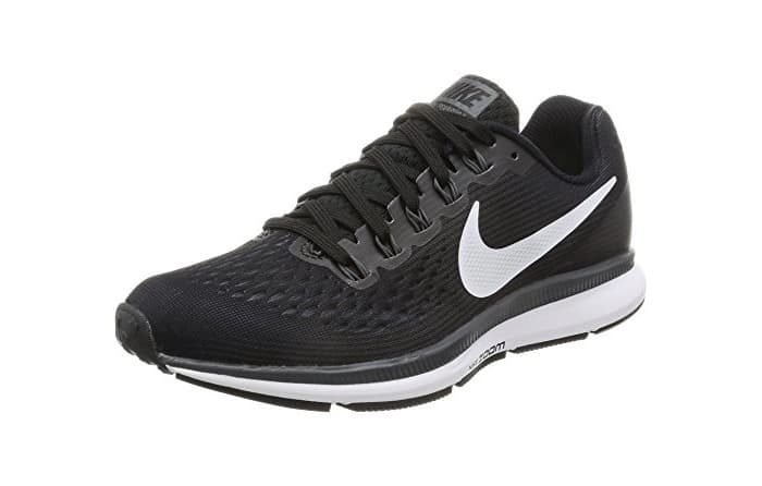 Fashion Nike Wmns Air Zoom Pegasus 34, Zapatillas de Entrenamiento para Mujer, Negro