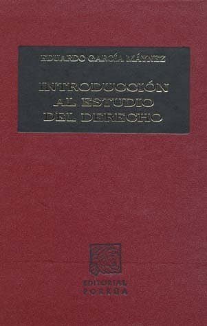 Book INTRODUCCION AL ESTUDIO DEL DERECHO