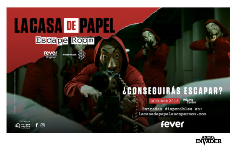 Fashion La casa de papel escape room