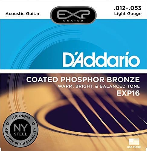 Electrónica D'Addario EXP16 - Juego de Cuerdas para Guitarra Acústica de Fósforo/Bronce