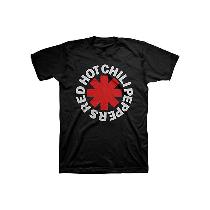 Fashion Camiseta Oficial Red Hot Chili Peppers Distressed Asterisk