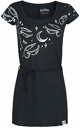 Fashion Harry Potter Schnatz Vestido Negro M