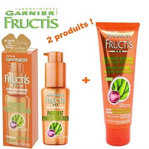 Belleza Garnier Fructis Stop agressions (2 productos) – Sérum anti-fourches Cabello abîmés 50 ml