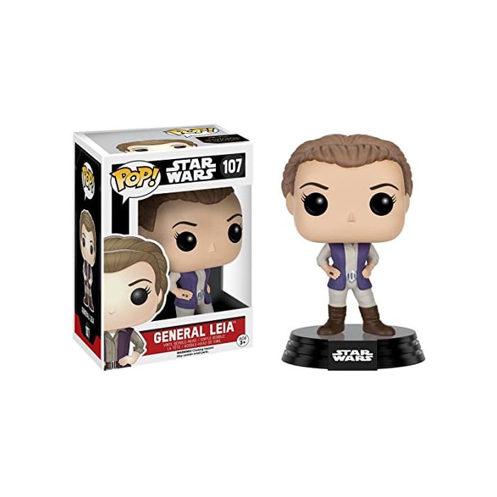 Juego Funko Pop Star Wars Episode 7 The Force Awakens - General Leia Vinyl Bobble Head