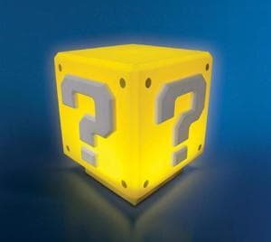 Producto Lámpara 3D Super Mario Question Block