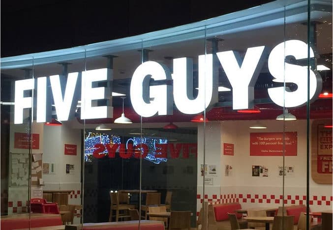 Restaurants Five Guys - Gran Vía