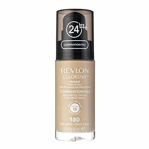 Belleza Revlon Colorstay 24H, Base de maquillaje para rostro, para cutis mixto/graso, con