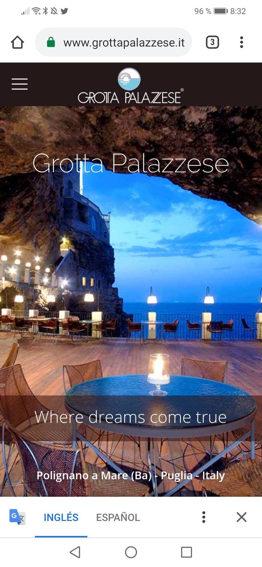 Restaurantes Grotta Palazzese