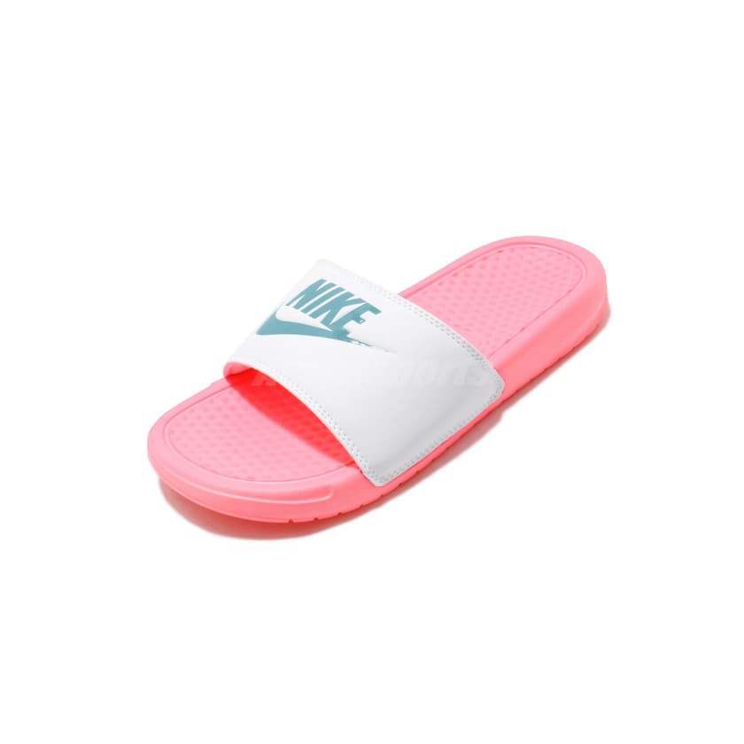 Fashion Nike Wmns Benassi JDI, Chanclas para Mujer, Blanco