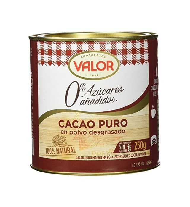 Product Chocolates Valor - Cacao Puro En Polvo Desgrasado - 250 g