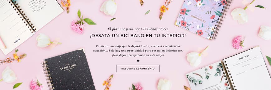 Moda THE BIG BANG PLANNER - Papelería para inspirarte