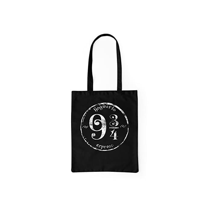 Moda LaMAGLIERIA Bolsa de tela Harry Potter Hogwarts Express White Print - tote