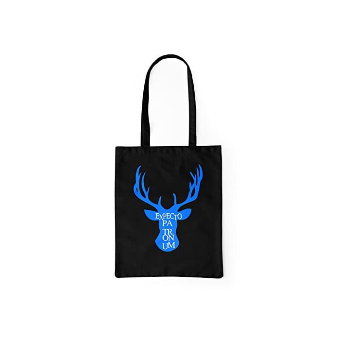 Moda LaMAGLIERIA Bolsa de tela Harry Potter Expecto Patronum Blue Deer - tote