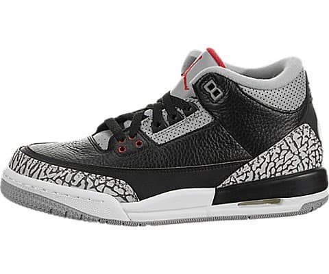 Moda Nike Zapatillas Air Jordan 3 Retro Black Cement Para Hombre EN Cuero