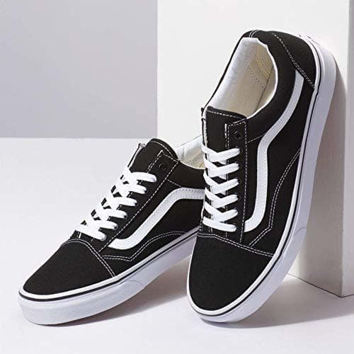 Fashion Vans Old Skool, Zapatillas Unisex Adulto, Negro