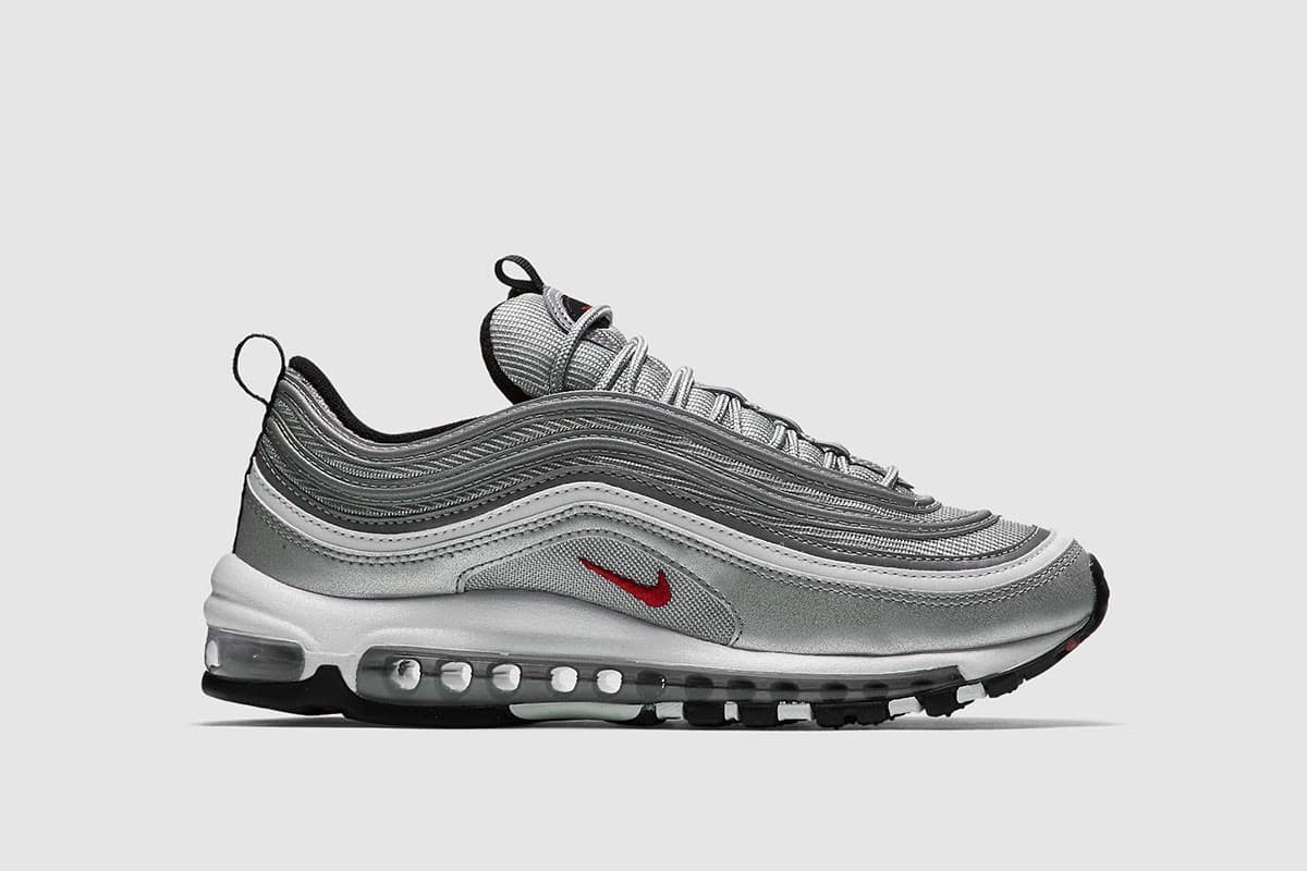 Fashion Nike Air MAX 97 OG QS Silver Bullet La Silver