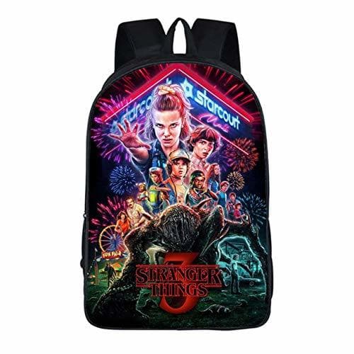 Product ZIGJOY Stranger Things Season 3 Unisex Students School Bookbags para Niños RF16S01