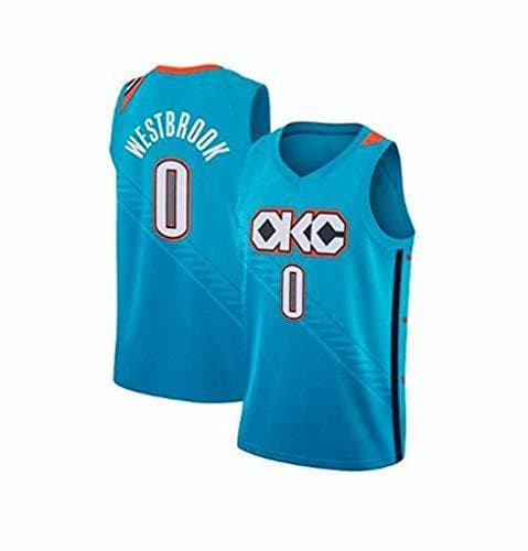 Producto LLZYL Camisetas De Baloncesto para Hombre - NBA Thunder 0# Russell Westbrook