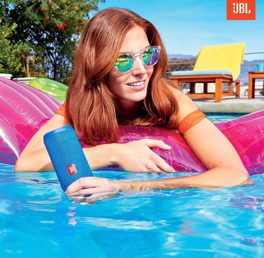 Moda JBL Flip 4 - Altavoz inalámbrico portátil con Bluetooth,