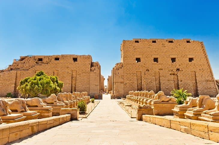 Lugar Karnak Temple Entrance