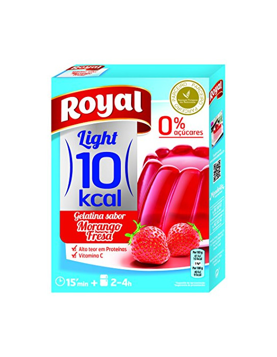 Product Royal Gelatina de Fresa Light - Paquete de 12 x 2.58 gr