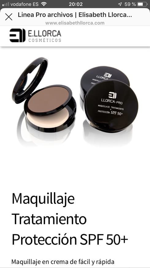 Product Maquillaje antiedad 50SPF 