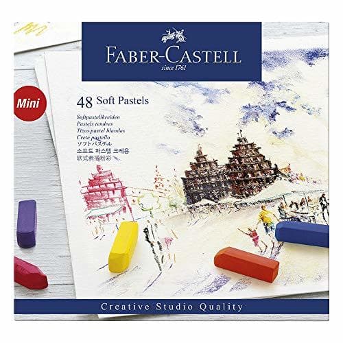 Product Faber-Castell 128248 - Estuche de cartón con 48 tizas pastel