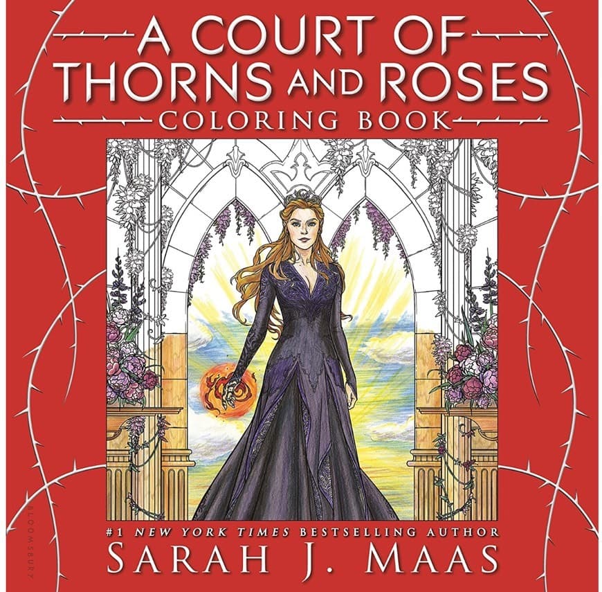 Book A court of Thorns and Roses Coloring Book