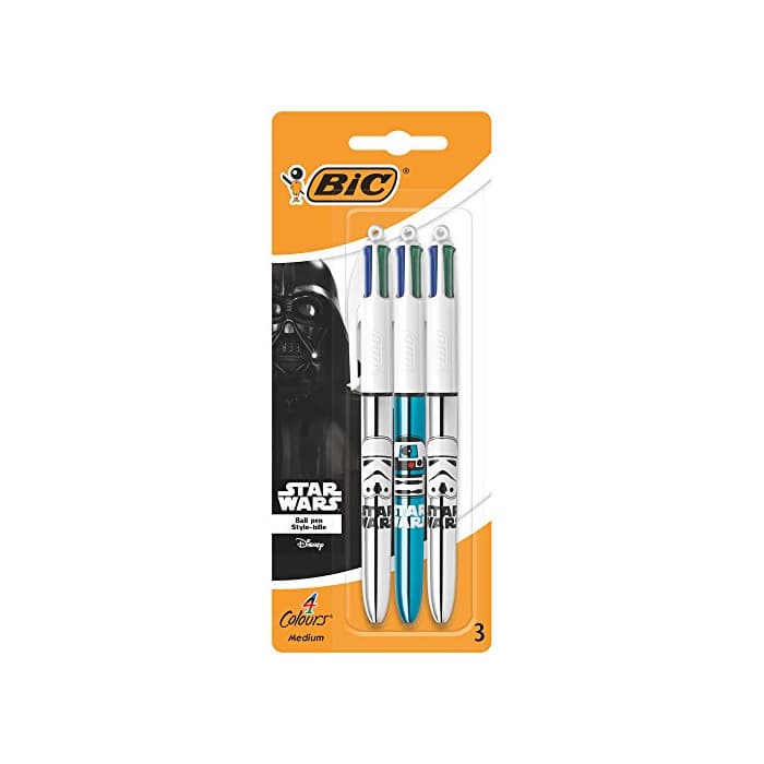 Producto BIC Star Wars Shine - Pack de 3 bolígrafos