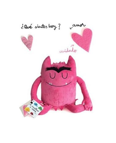 Book Anna Llenas - Peluche monstruo rosa