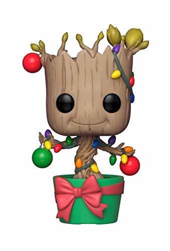 Game Funko – Pop.Color Marvel Color Holiday Groot con Lights & Ornaments