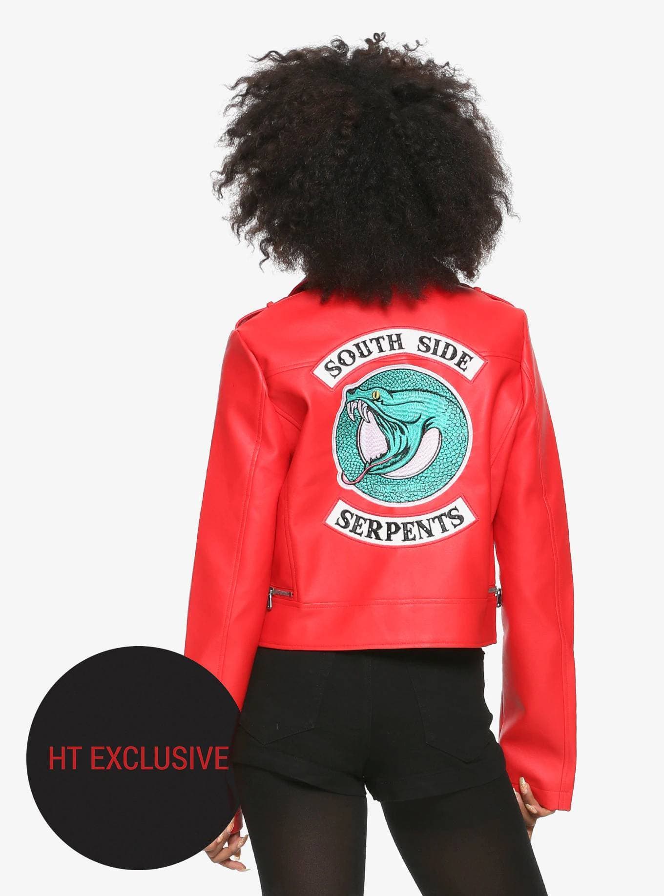 Moda Riverdale Cheryl Southside Serpents chaqueta roja