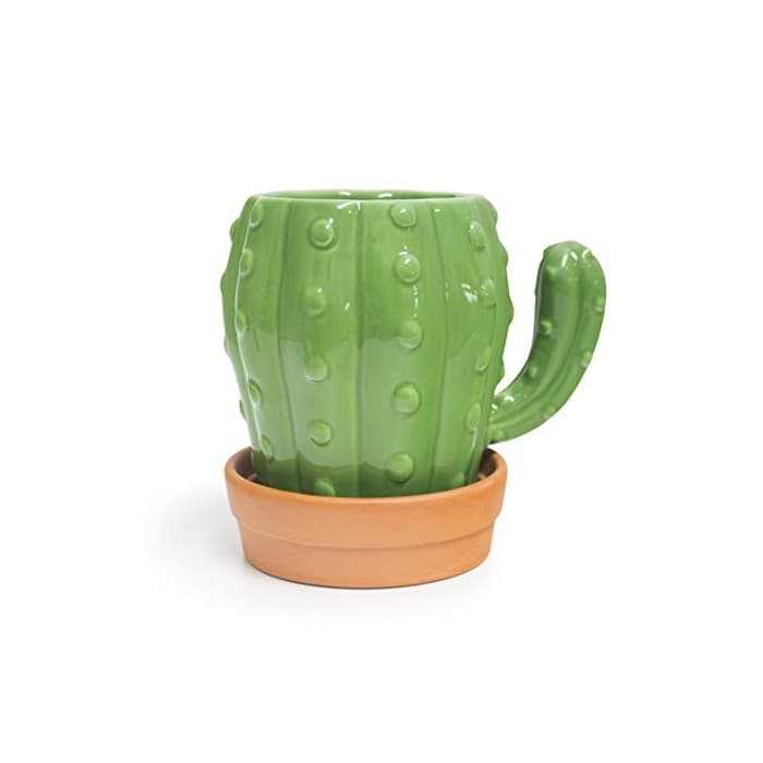 Elemento de la categoría hogar Balvi Mug Cactus Taza en Forma de Cactus Capacidad 450ml Apta para lavavajillas y microondas Cerámica