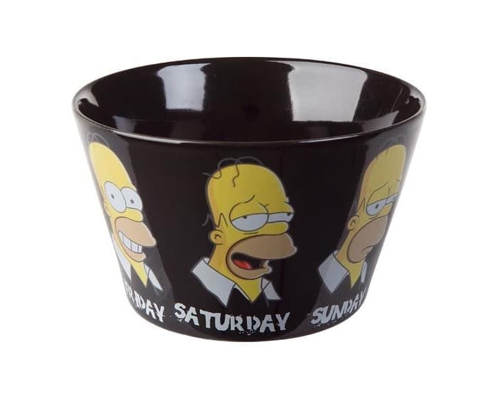 Home United Labels 0199416 Los Simpson - Cuenco con diseño de Homer y