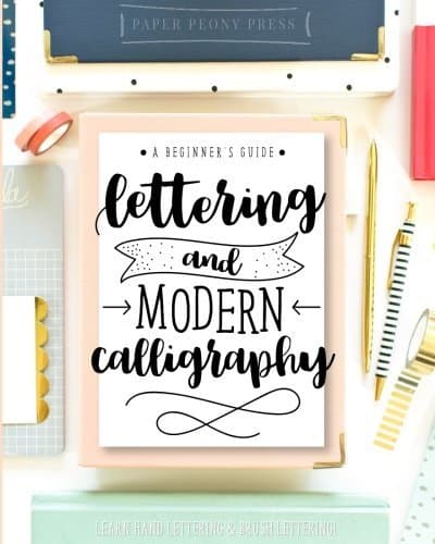 Book Lettering and Modern Calligraphy