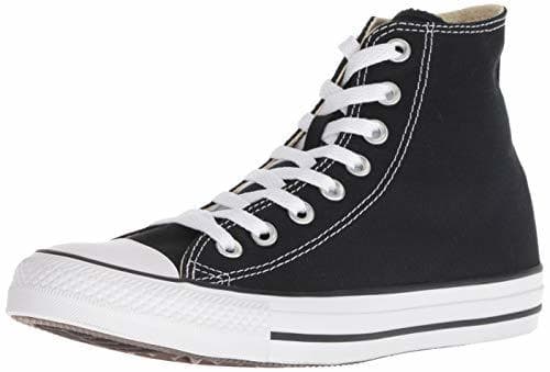 Moda Converse Chuck Taylor All Star-Hi, Zapatillas Altas para Hombre, Negro