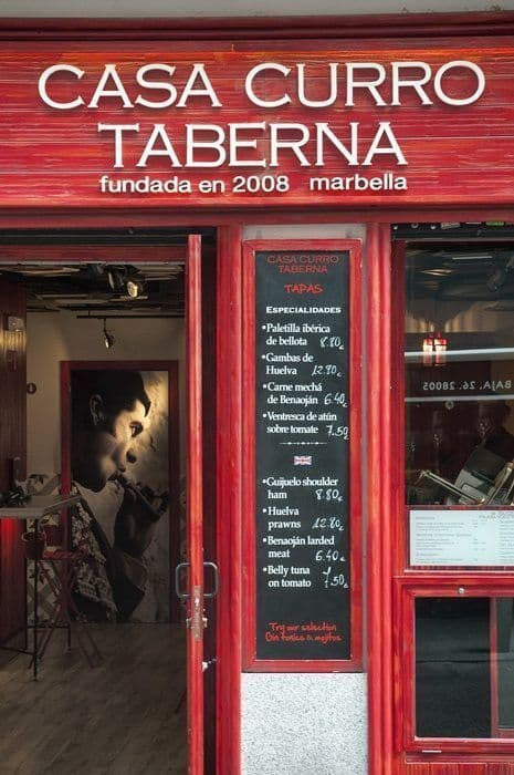 Restaurants Taberna Casa Curro Marbella