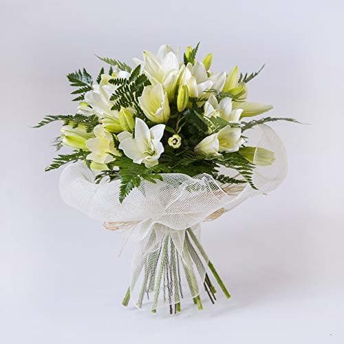 Producto Ramo de lilium blanco-FLORES NATURALES-ENVIOS EN 24 HORAS