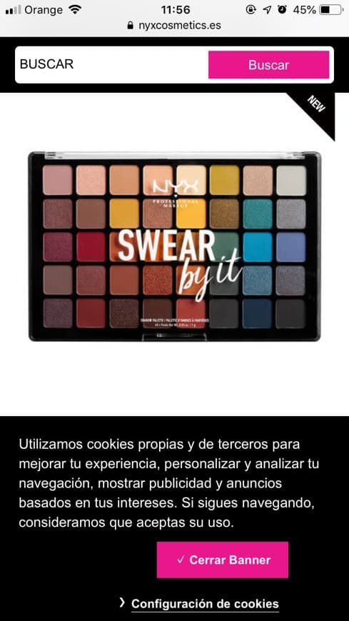 Producto Swear By It Shadow Palette