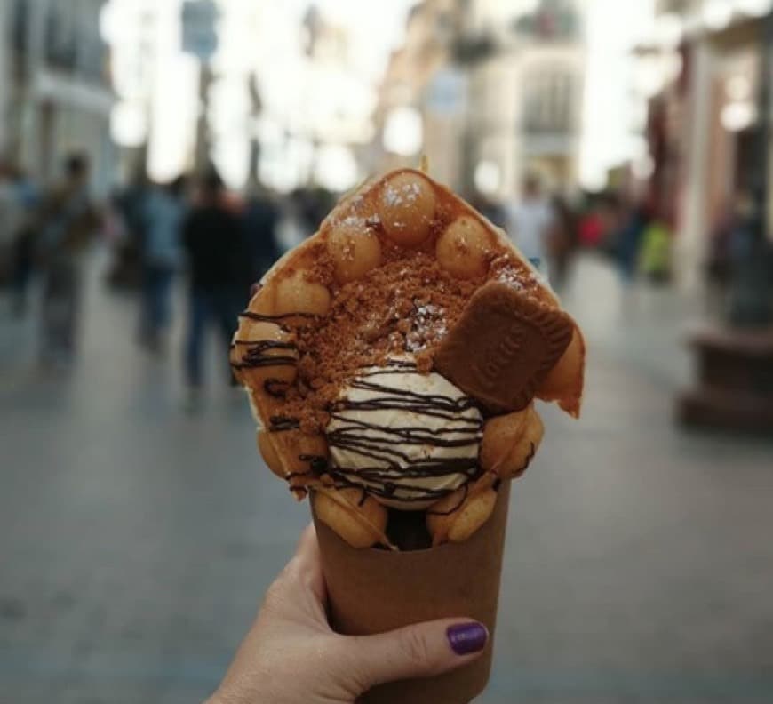 Restaurantes ‘Bubble waffle’, el dulce de moda, ha llegado a Zaragoza