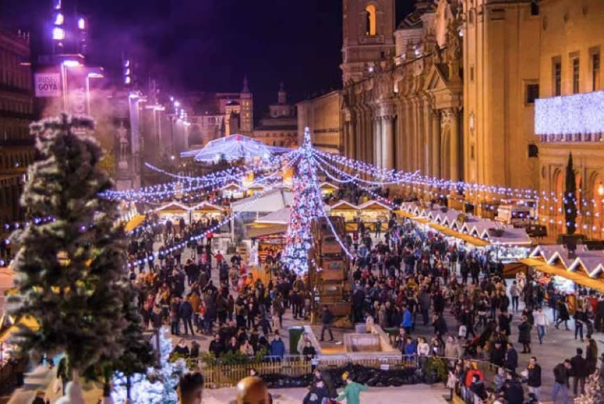 Lugar El mejor mercado navideño de España está en Zaragoza