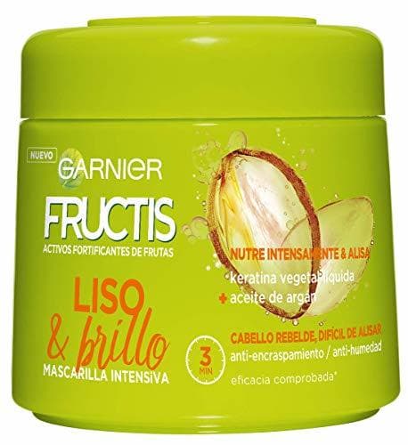 Beauty Garnier Fructis Liso & Brillo Mascarilla para cabello rebelde o difícil de