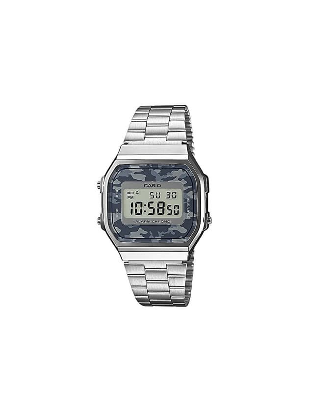 Moda Casio Reloj Analógico para Unisex de Digital con Correa en Cuero A168WEC-1EF