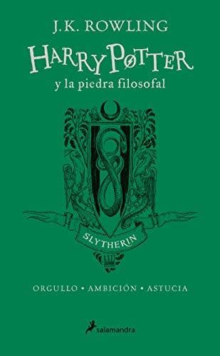 Book HP y la piedra filosofal-20 aniv-Slytherin