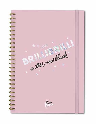 Book Agenda anual semana/vista Vecina Rubia 2019: Brilli brilli is the new black: