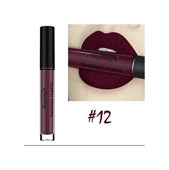 Belleza Moonuy MISS YOUNG Ocho Colores 8ml Pintalabios Líquido Moisturizer Velvet Lipstick Cosmética