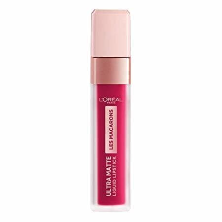 Beauty L'Oréal Paris Les Macarons 828 Framboise Frenzy Pintalabios Mate Permanente Rojo Aframbuesado