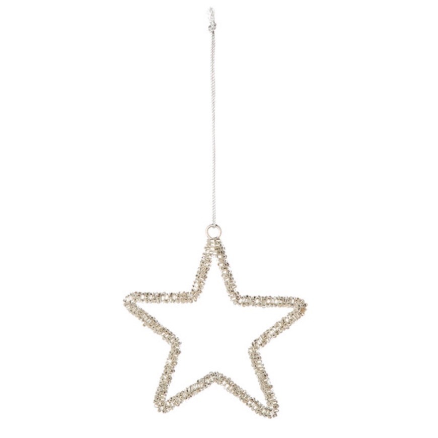 Fashion Colgante perfil estrella con abalorios Oro Navidad | Para NAVIDAD ...