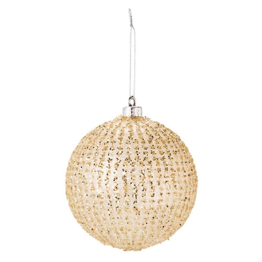 Moda Bola Glitter oro para el árbol de Navidad El Corte Inglés · Hogar · El ...