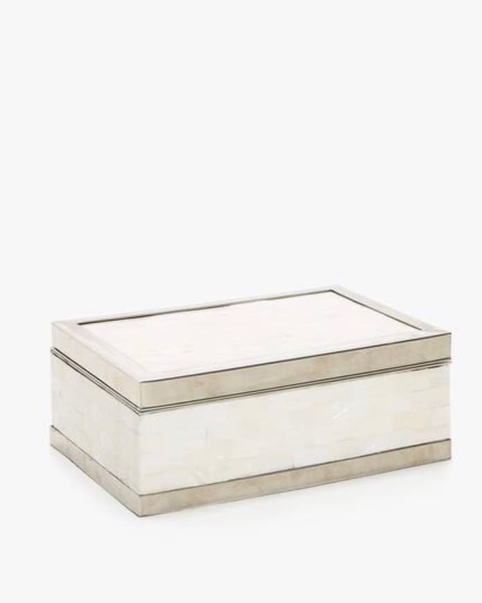 Product Caja Nácar plateada ZARA HOME